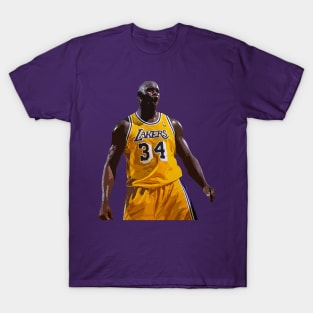 Shaq Stencil Poster T-Shirt